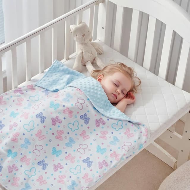 Thumbnail 6 de Baby butterfly swaddle blanket 75 x 100 cm