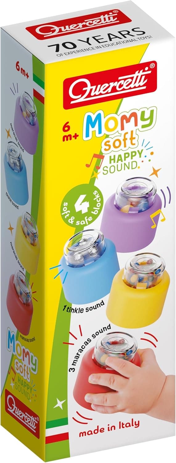 Imagen de Quercetti Momy Soft Happy Sounds 4 sonagli en OfertitasTOP