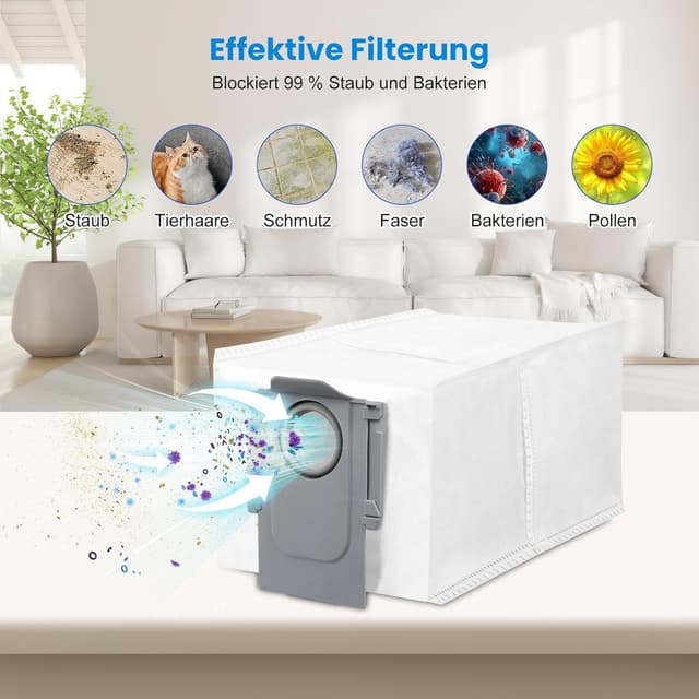 Thumbnail 4 de Staubbeutel Roborock Saros 10 3,0 l đ§č