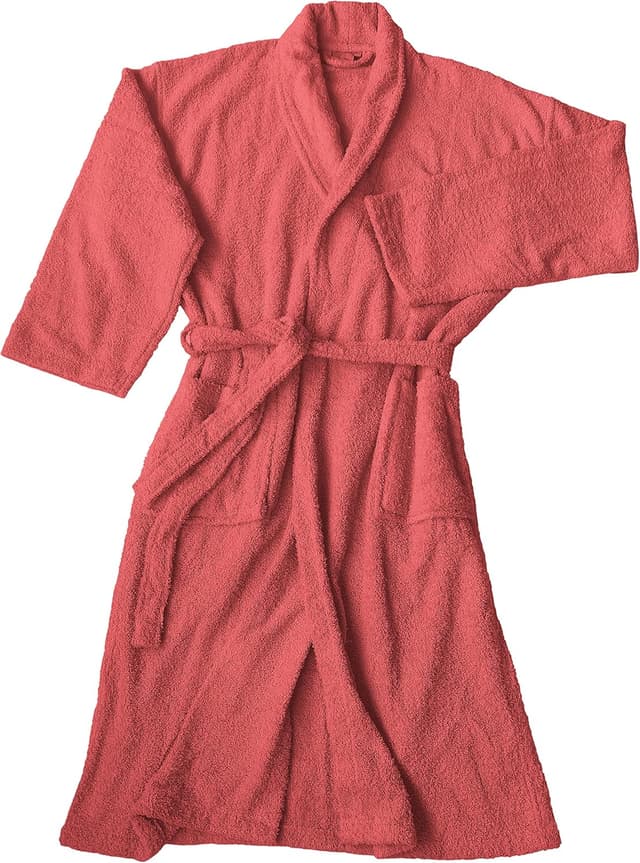 Thumbnail 6 de Peignoir unisexe LEBENGOOD en éponge 100% coton (400 g/m²) avec ceinture, poches et serviette