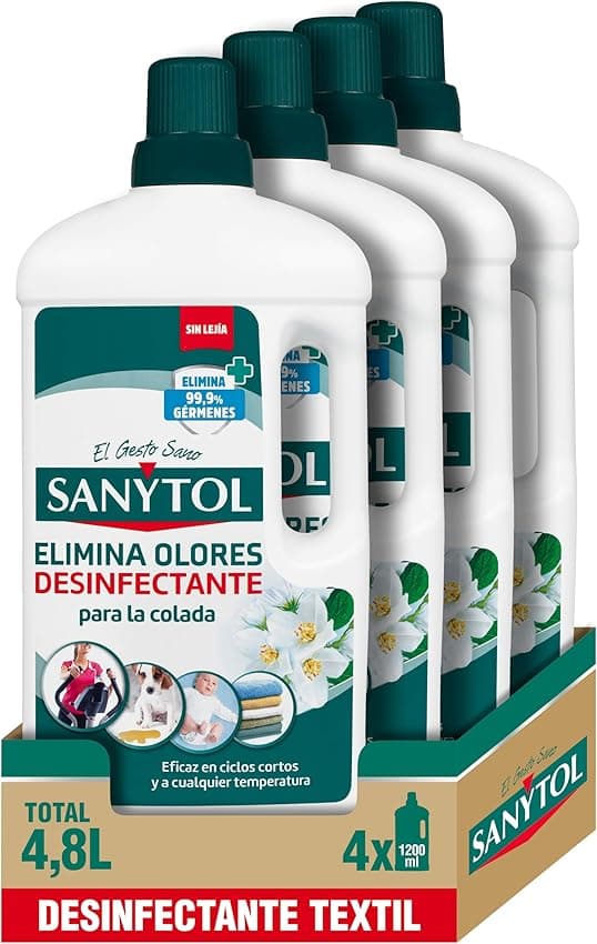 Imagen de Sanytol Desinfectante Textil 🧴 Elimina Gérmenes y Olores, 1.2L en OfertitasTOP