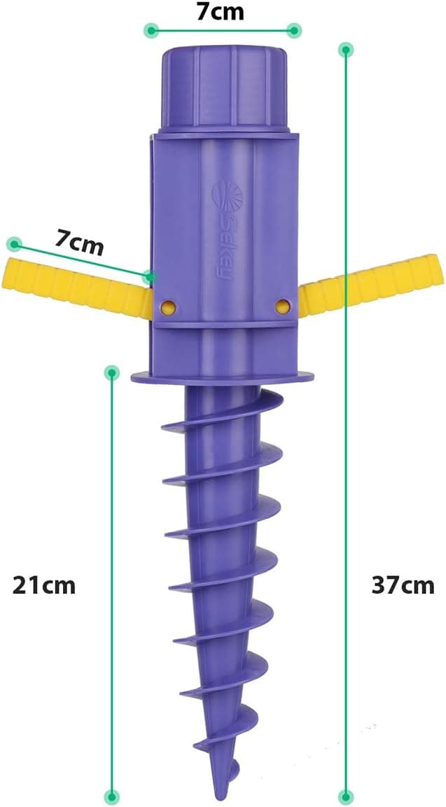 Detalle de Sekey picchetto supporto ombrellone 39 cm