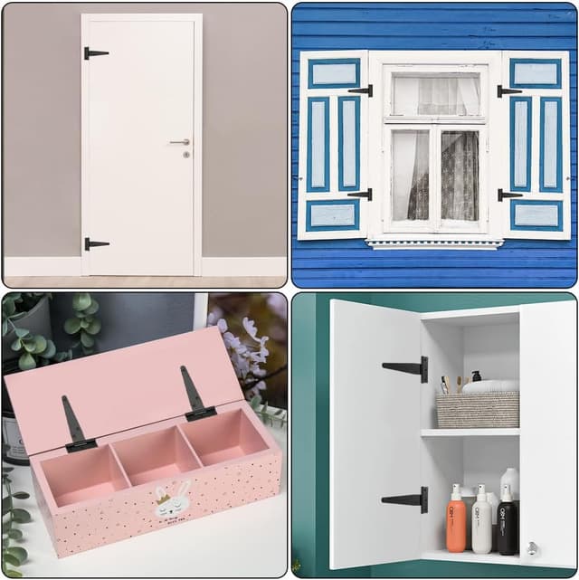 Thumbnail 5 de HOTUT Cerniere a T per cancello 100 mm, set 6 pezzi