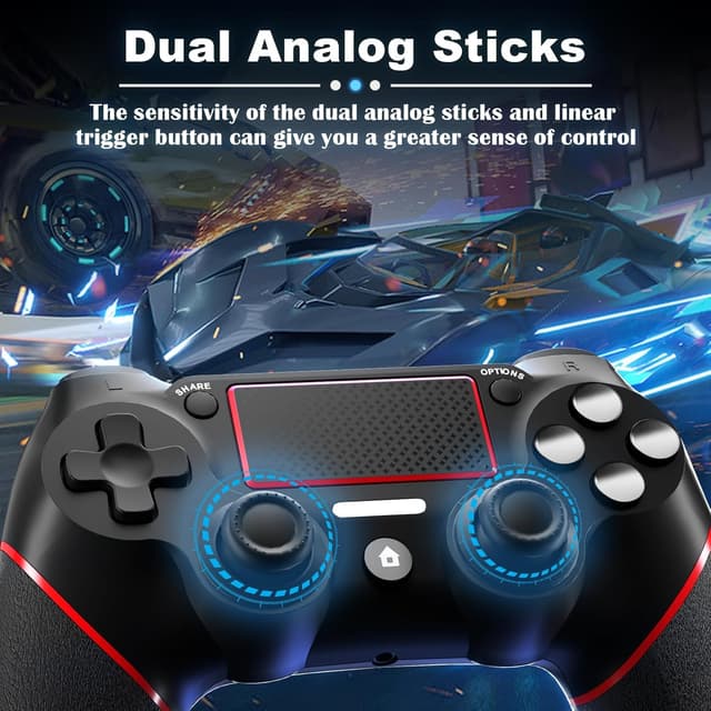 Detalle 1 de CHEREEKI PS4 Wireless Controller