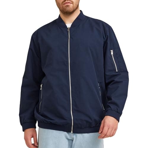 Imagen de Jack & Jones Jjerush Bomber Chaqueta bomber 4XL azul marino en OfertitasTOP