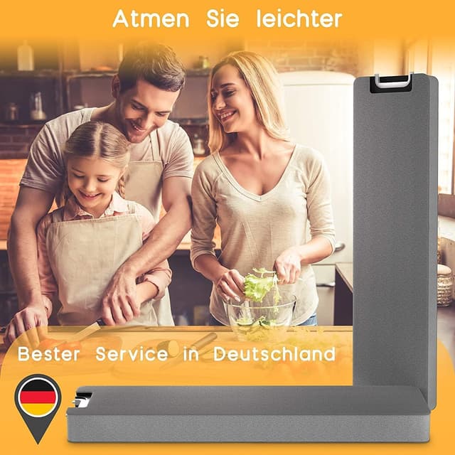 Detalle de KF3TEC® Aktivkohlefilter (ähnlich DKF13-1 / 6485741) für Miele Dunstabzugshauben DA 3XXX – passender Ersatz