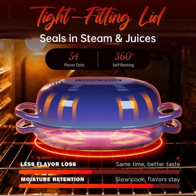 Thumbnail 6 de Enameled Cast Iron Dutch Oven Bread Kit 5QT