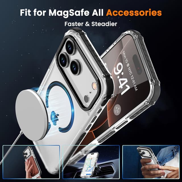 Detalle 2 de DEERLAMN Strong Magnetic Case 6.9-Inch