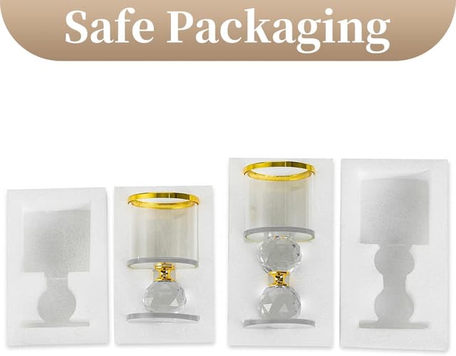 Thumbnail 6 de Sziqiqi Kristall Kerzenständer Set 2-teilig