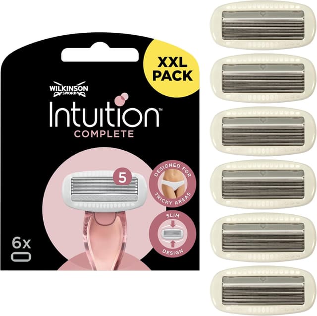 Detalle de Wilkinson Sword Intuition Complete blades for women (pack of 6) with skin-protect gel