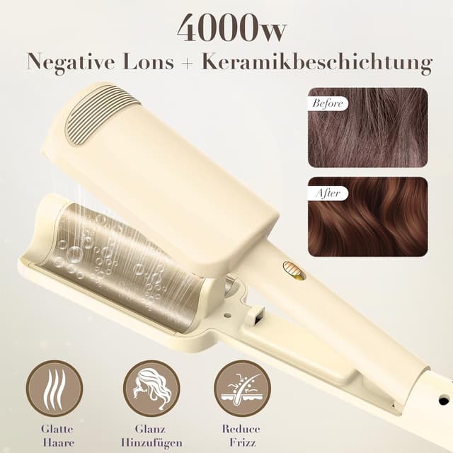 Detalle de AISEELY 32 mm Welleneisen für Beach Waves