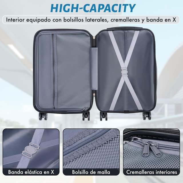 Thumbnail 6 de T-LOVENDO.ES Maleta de cabina rígida 55 cm