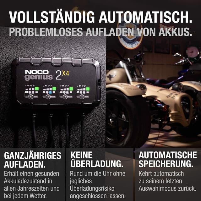Thumbnail 4 de NOCO GENIUS2X4 Batterieladegerät 4-Bank