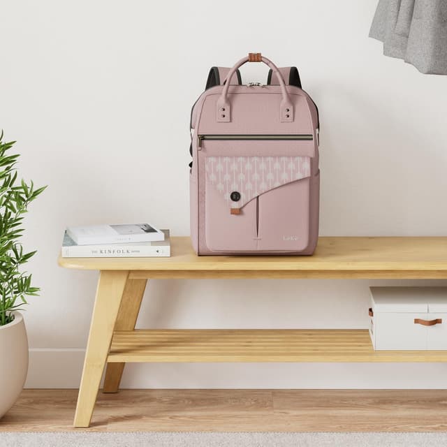 Detalle 2 de Lekesky Laptop-Rucksack 15,6 Zoll Anti-Diebstahl