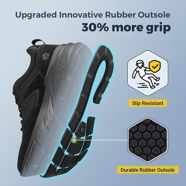 Thumbnail 6 de FitVille Chaussures de sport homme Extra Large pour running, jogging et fitness