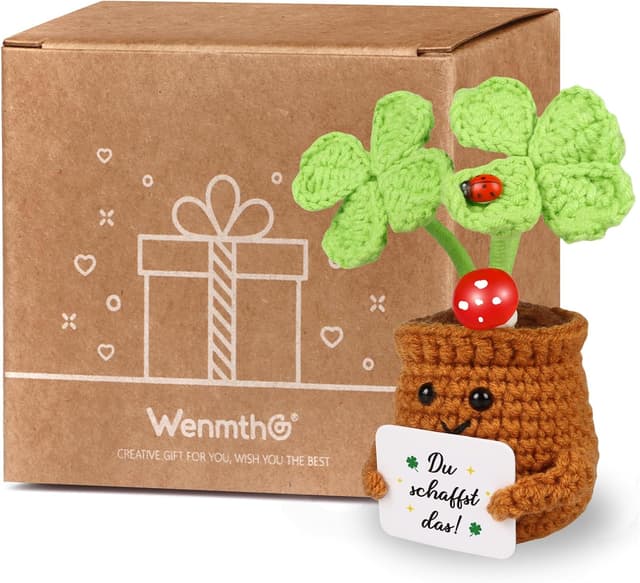 Thumbnail 6 de WenmthG Glücksbringer Vierblatt Kleeblatt