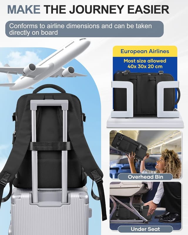 Thumbnail 3 de Mochila Cabina 40x30x20 BJLFS para Ryanair