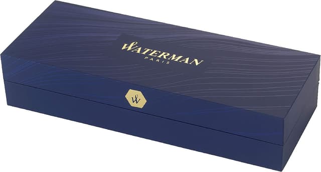 Thumbnail 6 de Waterman Expert Gloss Black Fountain Pen with 23k Gold Trim (Fine Nib) | Gift Box