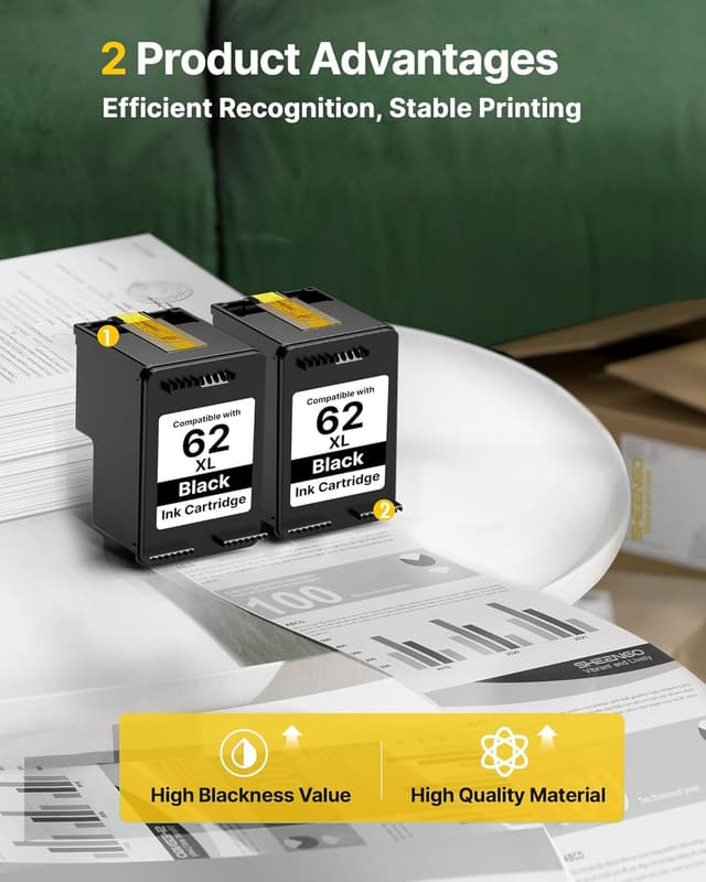 Thumbnail 3 de 62XL Ink Cartridges 2-Pack 🖨