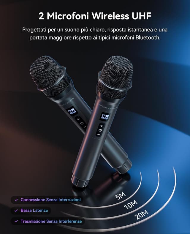 Thumbnail 2 de GKD80 Cassa Karaoke 600W per feste 📢