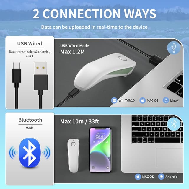 Thumbnail 1 de NETUM C200 scanner micropuce 134,2 kHz đ