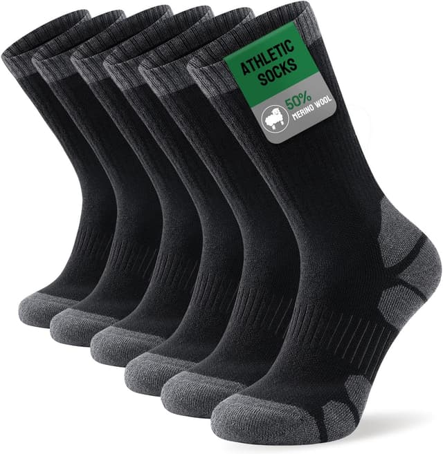 Detalle de TANSTC Merino hiking socks 3 pairs