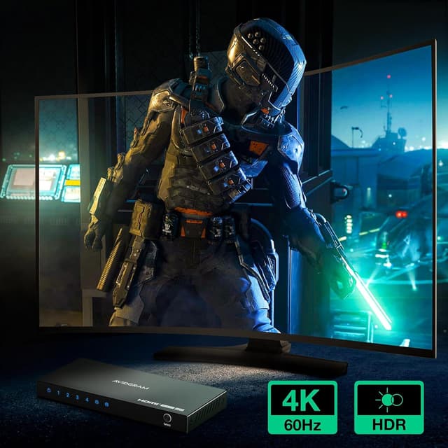 Detalle 2 de AVIDGRAM HDMI Switch 4 Port 4K 60Hz