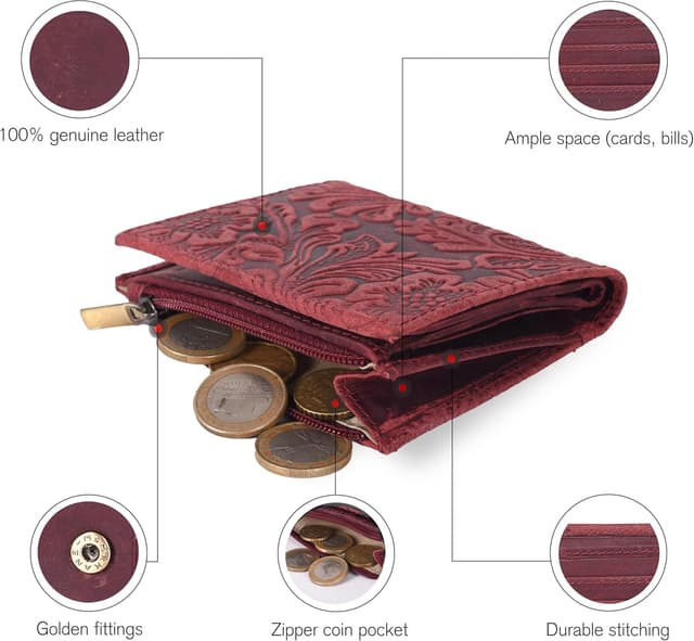 Detalle 2 de Oak Leathers RFID wallet 4.2 x 3.4