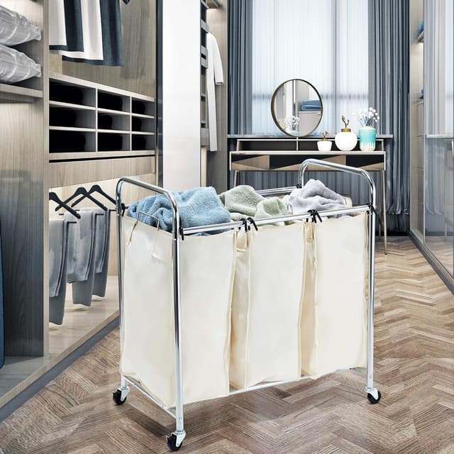 Thumbnail 5 de Seville Classics Bianco, Clasificador de Ropa 👚