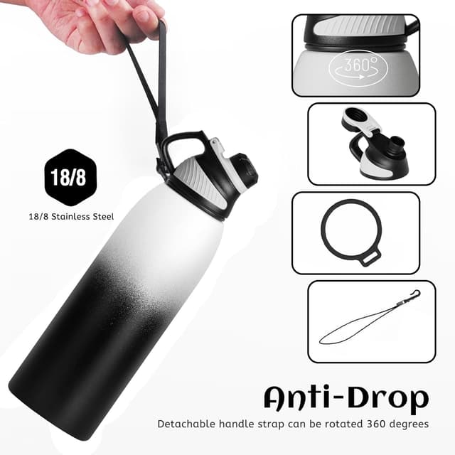 Detalle de Fjbottle insulated water bottle 600ml
