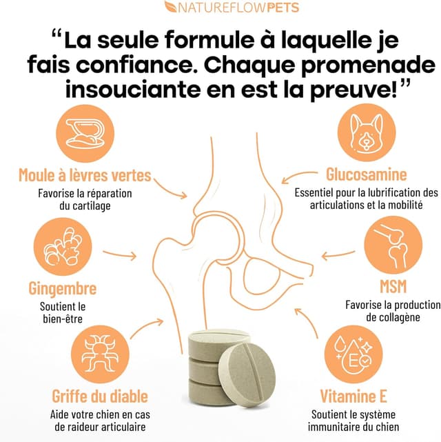 Thumbnail 3 de Complément Arthrose Chien 100 comprimés