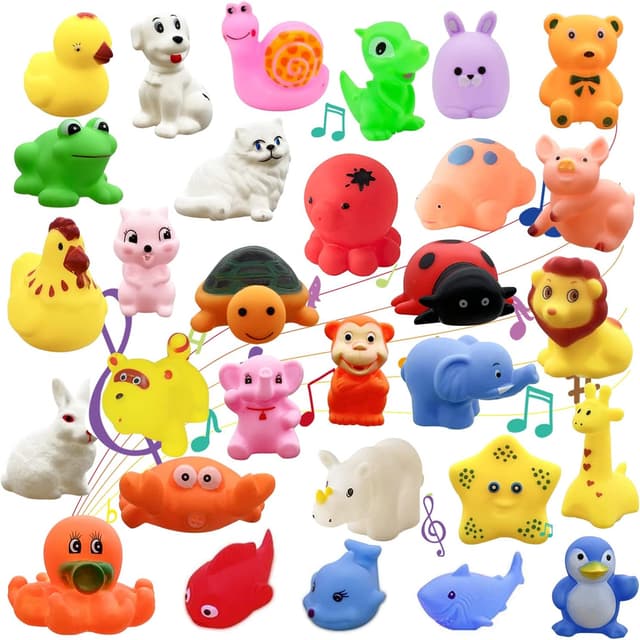 Detalle de Lot de 30 Jouets de Bain éducatifs Ocean Farm