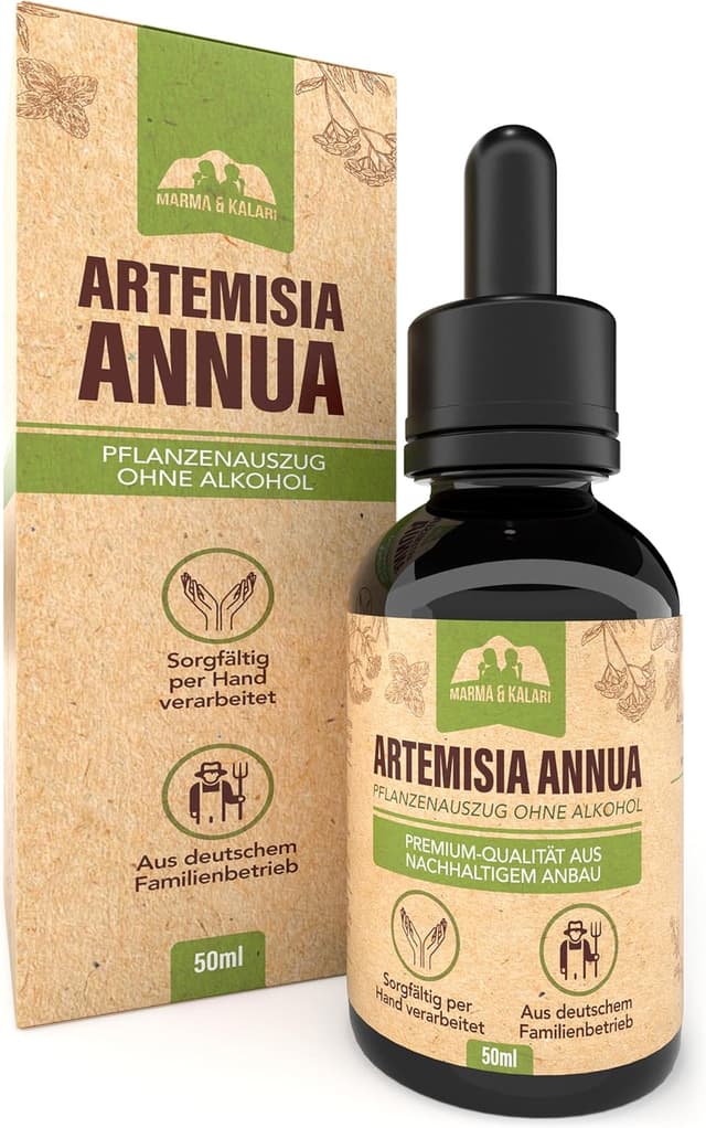 Detalle de Premium Artemisia-Annua-Auszug 50 ml – alkoholfrei, 100% reines Naturprodukt