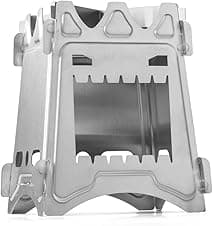 Detalle de MEETOZ wood burning camping stove