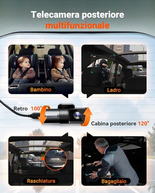 Thumbnail 4 de VANTRUE N5S dash cam 1 TB