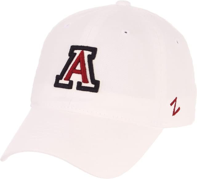 Detalle de ZHATS NCAA Men’s Adjustable Scholarship Hat (White) – Arizona Wildcats