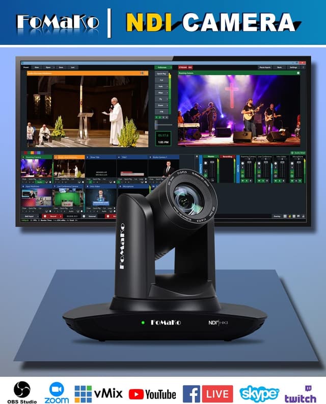 Thumbnail 2 de FoMaKo FMK20UH NDI PTZ Camera 20x