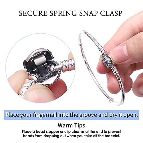 Thumbnail 7 de XWN Pulsera de mujer en plata 925 con motivo de serpiente y compatible con charms