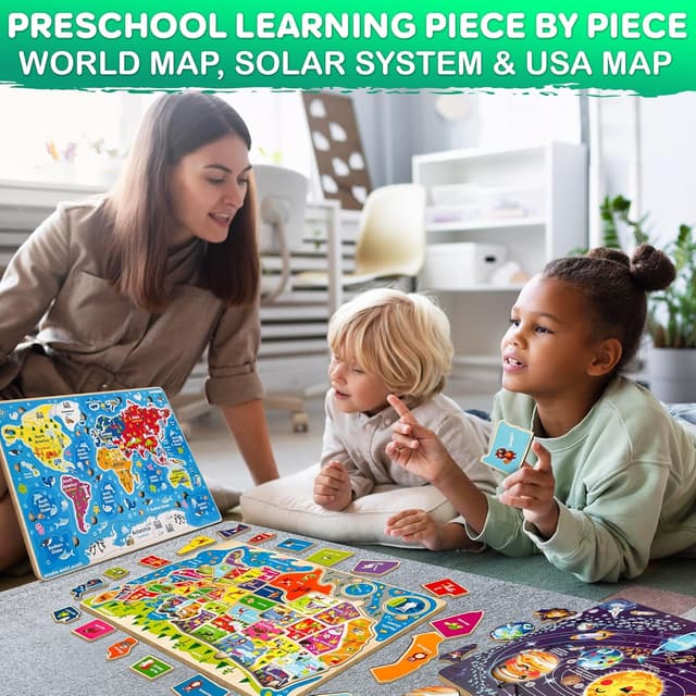 Thumbnail 4 de QUOKKA Puzzles 3‑Set for Kids Ages 3‑6 🧩