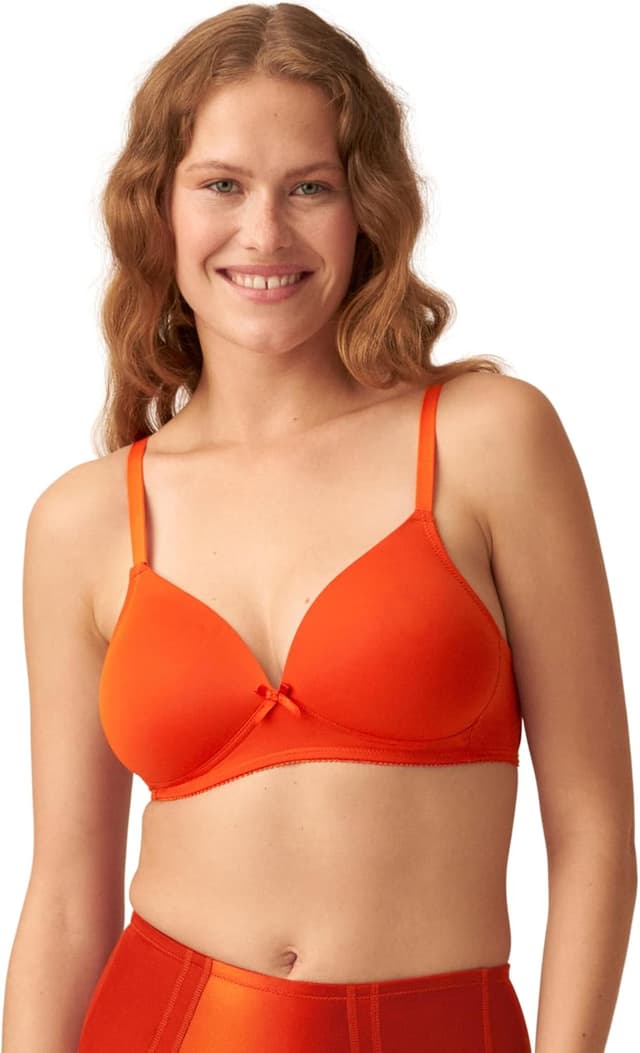 Detalle de Naturana Soft-BH ohne Bügel mit Schale (Cup A–D) – T-Shirt BH für sicheren Halt und glatte Optik