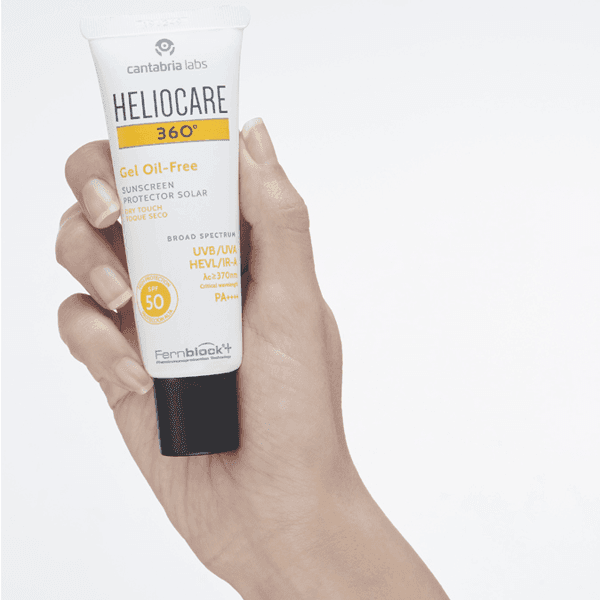 Detalle 2 de Heliocare 360 Gel Oil Free protector SPF50 2x50 ml