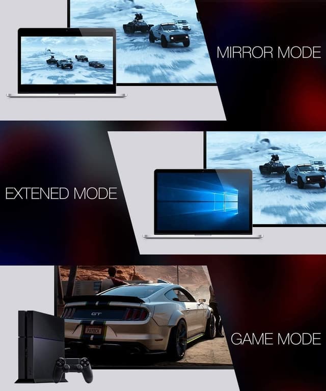 Detalle 2 de JSAUX 48Gbps 6ft HDMI 2.1 Cable 2-Pack