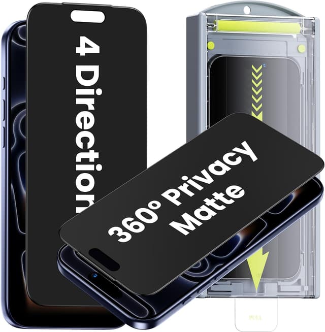 Thumbnail 6 de WSKEN iPhone 17 Pro Max Privacy Screen Protector 2 pack