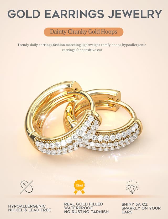 Detalle 2 de Chriscoco 3Paar Creolen 7 mm đź’Ť