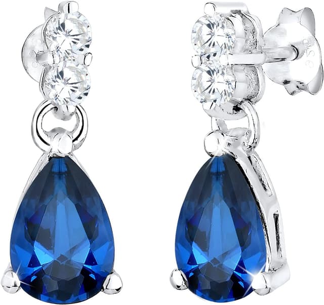 Detalle de Elli Ohrringe Tropfen mit Zirkonia