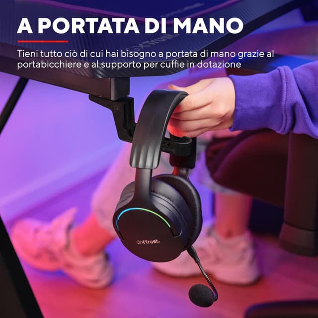 Thumbnail 5 de Trust Gaming GXT 712 Scrivania gaming 120x60