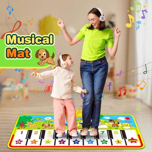 Thumbnail 4 de m zimoon Piano Mat 135×58 cm musical play mat