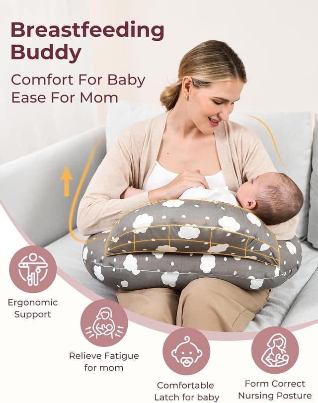 Thumbnail 1 de momcozy Nursing Pillow With Breastfeeding Ergo