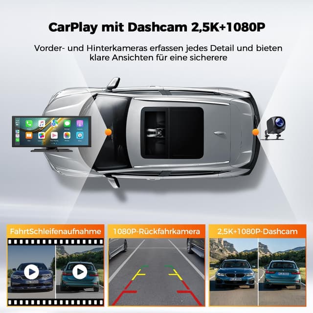 Thumbnail 2 de Volam CarPlay Display 10,25 Zoll