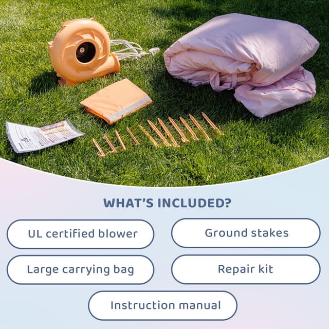 Thumbnail 5 de Bounceland Daydreamer Cotton Candy Bounce House